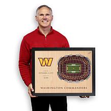 Officially Licensed NFL Washington Redskins StadiumView 3D Wall Art
