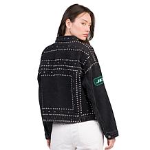 Officially Licensed NFL Women's Denim Studded Jacket by Glll