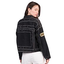 Officially Licensed NFL Women's Denim Studded Jacket by Glll
