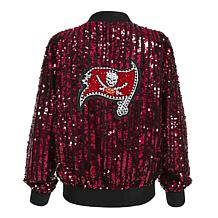 Officially Licensed NFL Women's Sequin Jacket from Fabgating by Cucé
