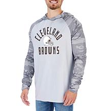 Zubaz NFL Men's Cleveland Browns Solid Team Hoodie With Camo Lined Hoo –  Fanletic