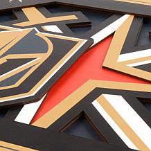 Officially Licensed NHL 3D Logo Series 12 x 12 Wall Art - Vegas