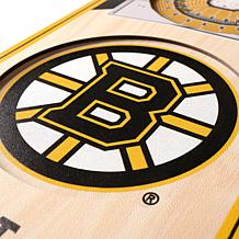 Officially Licensed NHL 6" x 19" 3D Stadium Banner - Boston Bruins