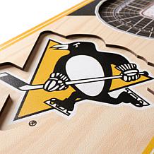 Officially Licensed NHL 6 x 19 3D Stadium Banner - Pittsburgh Penguins