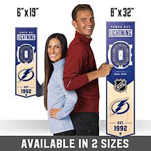 Officially Licensed NHL 6 x 19 3D Stadium Banner - Tampa Bay Lightning
