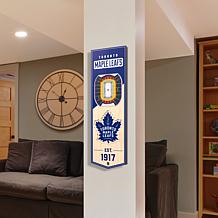 Officially Licensed NHL 6 x 19 3D Stadium Banner - Toronto Maple Leafs