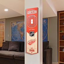 Officially Licensed NHL Joe Louis Detroit Red Wings 3D Stadium Banner