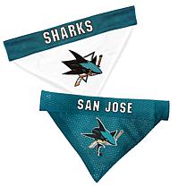 Officially Licensed NHL PetsFirst San Jose Sharks Reversible Bandana