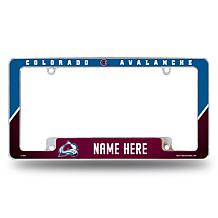 Officially Licensed NHL Rico Chrome License Plate Custom