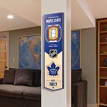 Officially Licensed NHL Toronto Maple Leafs 3D Stadium Banner