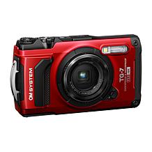 OM SYSTEM Tough TG-7 Digital Camera Bundle