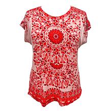 One World Printed Short Sleeve Tee
