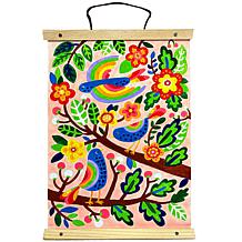 Ooly Paintology Paint-By-Number Canvas Kit - Blue Birds, 25pcs