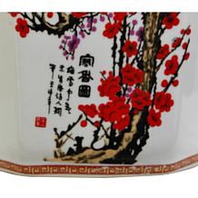 Oriental Furniture 10" Cherry Blossom Flower Pot