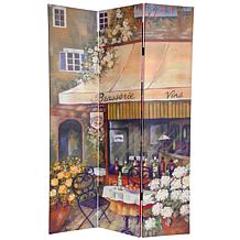Oriental Furniture Brasserie Canvas Room Divider