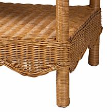 Oteria Rustic Rattan Console Table 49.2" W x 20.1" D x 31.5" H