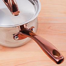 Ouro Gold 5pc 18/10 Stainless Steel Starter Set, Rose Gold Handles