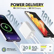 Overtime iPhone Charging Set: Fast Charge 20W/18W Car & Home Kit
