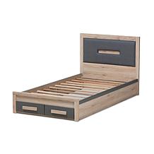Pandora Two-Tone 2-Drawer Twin Size Storage Platform Bed