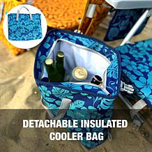 Paradise by Bliss Deluxe Outdoor Folding Chair with Accessories
