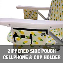 Paradise by Bliss Deluxe Outdoor Folding Chair with Accessories