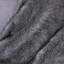 Pardon My Fro 50" x 60" Onyx Faux Fur Throw