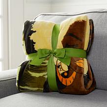 Pardon My Fro Ziggy Sherpa Fleece Throw