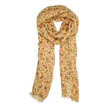 Patricia Nash 74" x 25" Printed Fringe Scarf