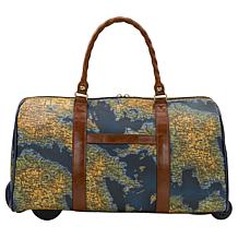 Patricia Nash Avola Trolley Rolling Duffel Bag
