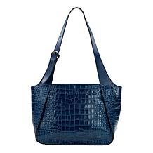 Patricia Nash Billings Croco-Embossed Leather Shopper Tote