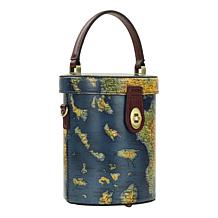Patricia Nash Candela Leather Bucket Crossbody Bag