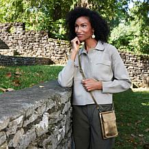 Patricia Nash Chiavella Leather Phone Crossbody Wallet