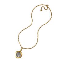 Patricia Nash Compass Compact Necklace
