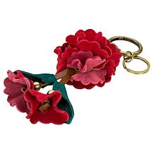 Patricia Nash Hydrangea Leather Bag Charm