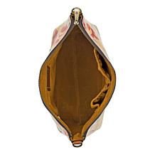 Patricia Nash Lilia Leather Hobo Crossbody with Braided Handle