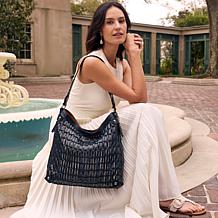 Patricia Nash Lyana Leather Slouchy Shoulder Bag