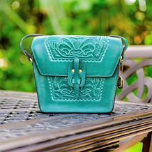 Patricia Nash Marciana Leather Flap Crossbody