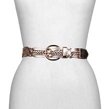 Patricia Nash Melissa Braided Leather Belt