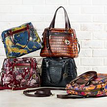 Patricia Nash Rosora Leather Satchel