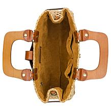 Patricia Nash Sansia Woven Straw Satchel - Classic