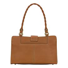 Patricia Nash Violina Leather Satchel with Tassels