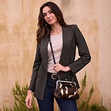 Patricia Nash Vione Cavalino Haircalf Leather Frame Bag