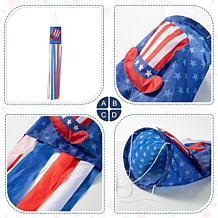 Patriotic Americana Hat and Firecracker Windsocks