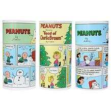Peanuts 6" Comic Strip LED Hurricanes 3-Piece Set