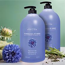 Perlier Wild Flower & Green Tea 1L Bath & Shower Gel 2-pack Auto-Ship®