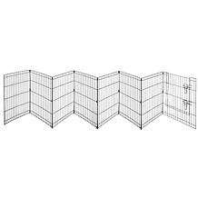 Pet Adobe Folding Pet Playpen - 8 Panels with Door