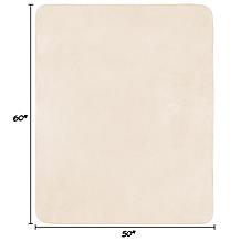 Pet Adobe Waterproof Reversible Pet Blanket 50”x 60” - Cream