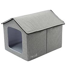 Pet Life Hush Puppy Electric Heating & Cooling Collapsible Pet House