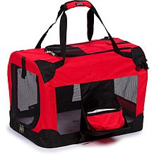 Pet Life Medium Folding Deluxe 360 Vista View House Pet Crate