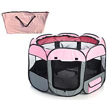 Pet Life Medium Lightweight Wire-Framed Collapsible Pet Playpen
